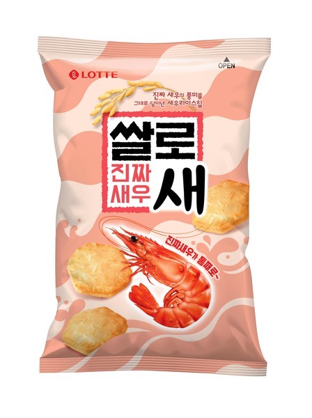 롯데제과, '쌀로새 진짜새우'