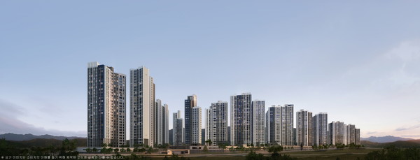 파주 문산역 동문 디 이스트 투시도  사진=동문건설