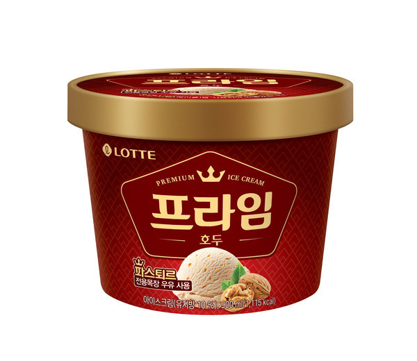 롯데푸드, 떠먹는 아이스크림 ‘프라임 호두’