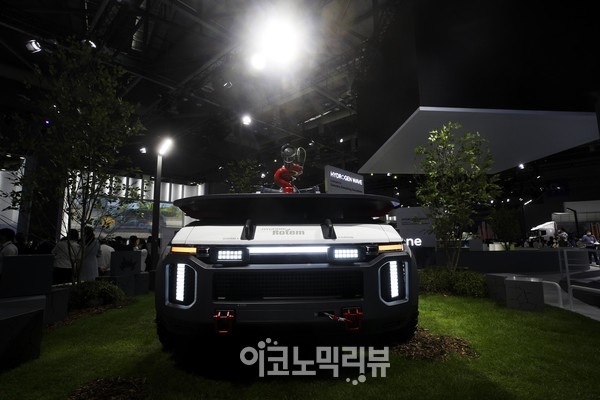 8일 고양시 킨텍스 2전시장에서 '2021 수소모빌리티쇼가 열리고 있다.사진=박재성 기자