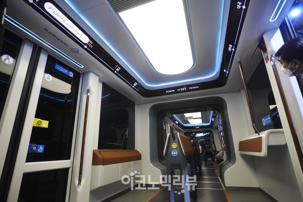 수소 전기 트램 사진=박재성 기자