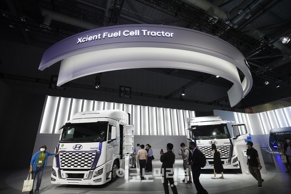 수소 트럭 사진=박재성 기자