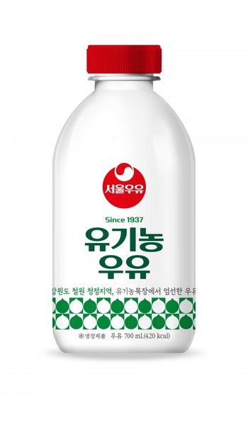 첫 유기농 우유 제품. 출처=서울우유협동조합