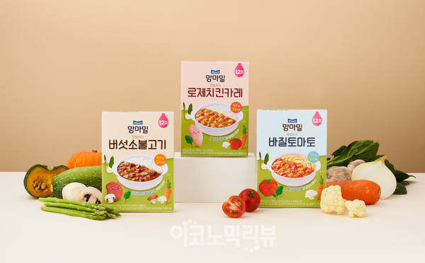 매일유업, 맘마밀 안심소스 3종