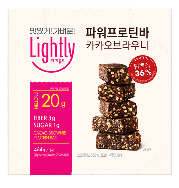 대상 라이틀리 '파워프로틴바 카카오브라우니'