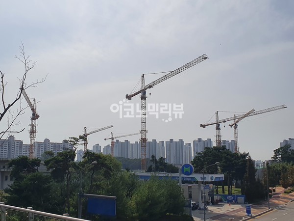 산내마을12단지 디에트르 더클래 사진=이코노믹리뷰 이소현 기자