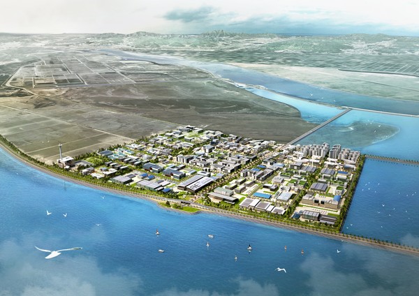 새만금 첨단산업중심 복합단지 조감도  사진=한양