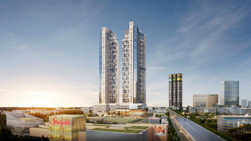 사진=‘청라국제도시역 푸르지오 시티’ 상업시설 투시도