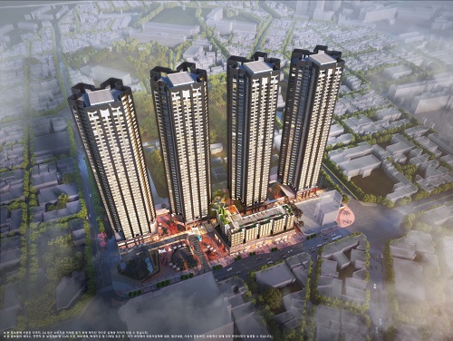 힐스테이트 파밀리에 평택역 조감도. 사진=평택더파크파이브 지역주택조합