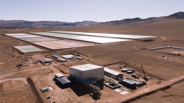 포스코의 아르헨티나 리튬 생산 데모플랜트 공장·염수저장시설. 사진=포스코