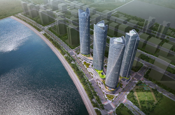 더샵 송도아크베이 조감도  사진=포스코건설