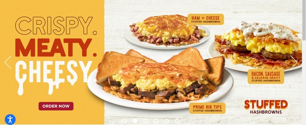 Huddle House 홈페이지