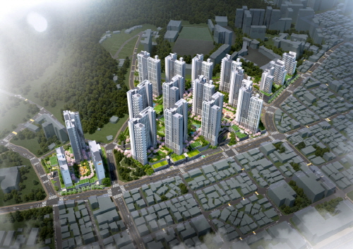 안양 어반포레 자연&e편한세상 조감도. 사진=DL이앤씨(디엘이앤씨)