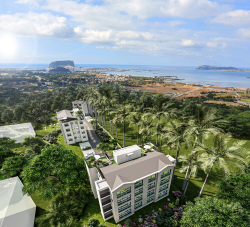 제주 메이몬드 애월 조감도. 출처=더메종, 일국종합건설