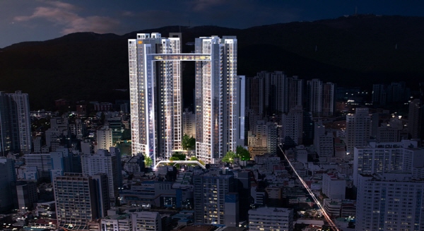 부산 광안373BL 가로주택정비사업 투시도. 출처=DL건설