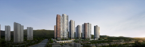 두산위브 광주센트럴파크 투시도. 사진=두산건설