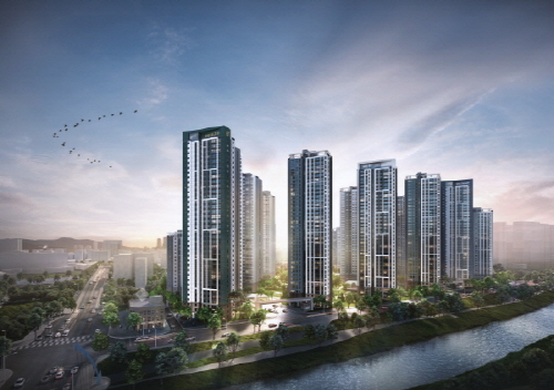 안양역 푸르지오 더샵 투시도. 출처=대우건설·포스코건설