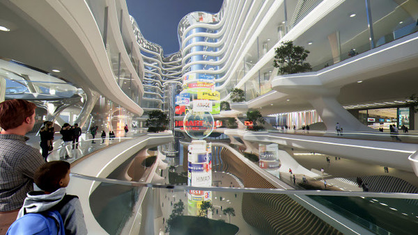 CES2022에서 공개된 버추얼스토어. 출처=롯데정보통신