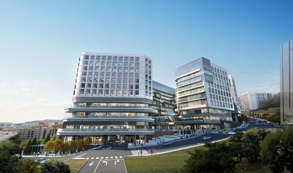 판교 아이스퀘어(C2블록) 투시도  사진=한화건설