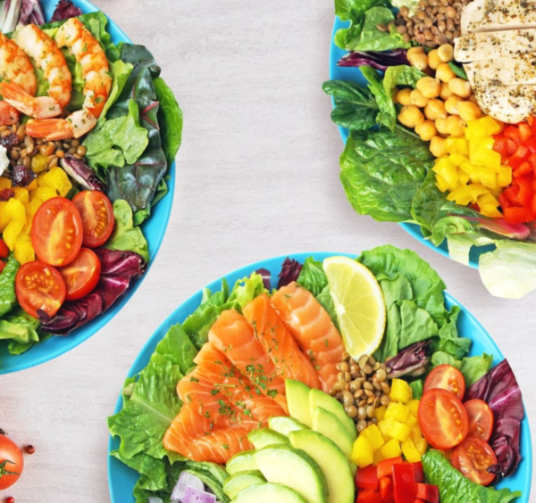 힘난다버거 샐러드