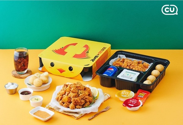 CU '자이언트치킨박스'. 출처=CU