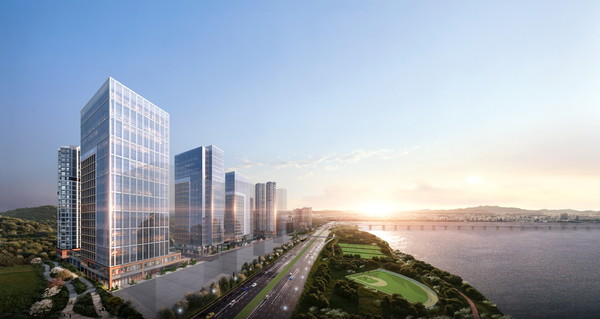 덕은DMC 아이에스BIZ타워 센트럴 투시도  사진=아이에스동서