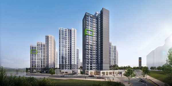 인천시청역 한신더휴 투시도  사진=한신공영