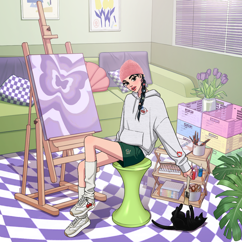 아모레퍼시픽 가상 인플루언서 지지X키르시 화보. 출처=아모레퍼시픽