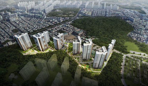 엘리프 송촌 더 파크 조감도. 자료=계룡건설