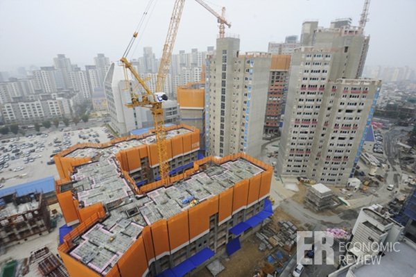 수도권의 한 건설현장. 사진=이코노믹리뷰(DB)