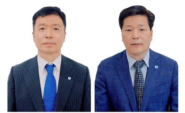 왼쪽부터 휴온스글로벌 CFO 강신원 전무, 휴온스 중앙연구센터장 정광일 전무. 출처=휴온스그룹