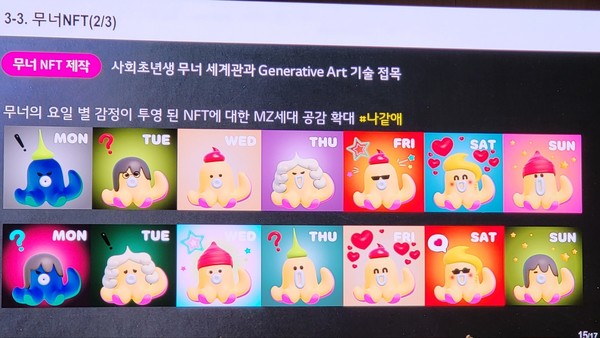 무너 NFT. 사진=최진홍 기자