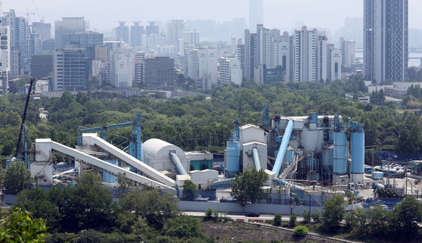 서울시 성동구 삼표레미콘 공장 전경. 출처=연합뉴스