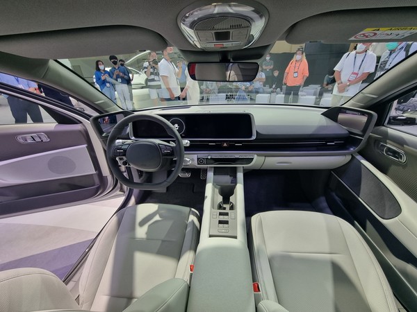 아이오닉 6의 1열 전경. 사진= 최동훈 기자