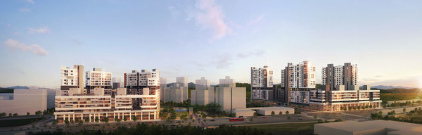 세종 4-1 리슈빌 디어반 H1·H2 통합투시도  출처 = 계룡건설