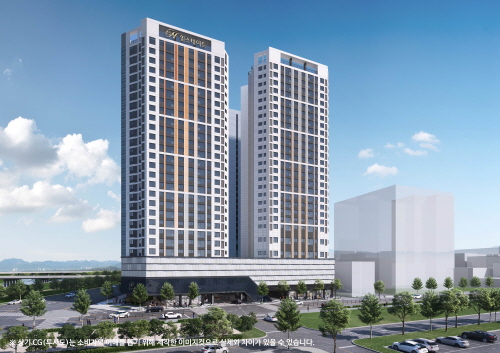 힐스테이트 유성  투시도   출처=현대건설
