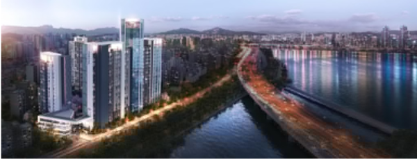 염창 무학아파트 리모델링 사업 조감도.출처=한화건설