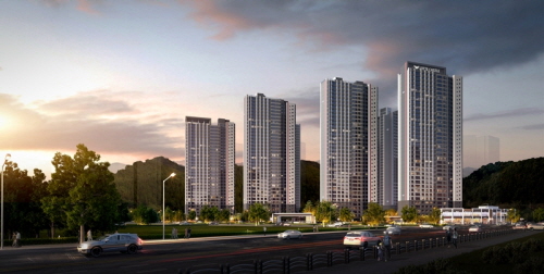 창원 롯데캐슬 하버팰리스 투시도