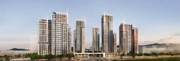 엘리프 아산탕정 투시도.출처=계룡건설 컨소시엄