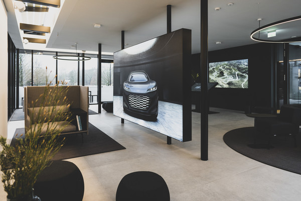 아우디 독일 뉘른베르크 '차징 허브' 내부 고객 라운지 (사진=아우디)