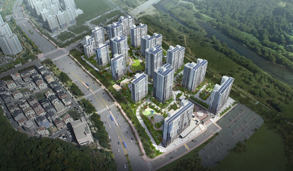 갑천2트리풀시티엘리프 조감도.출처=계룡건설 컨소시엄