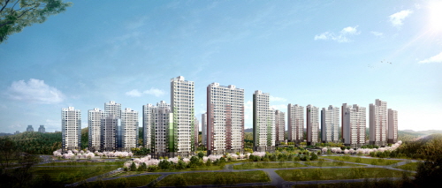 창원 센트럴파크 에일린의 뜰  투시도