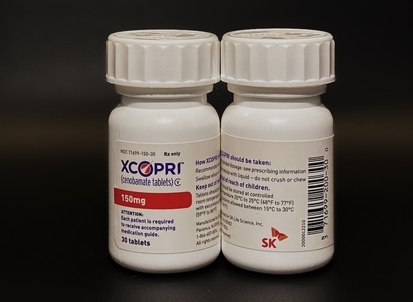 SK바이오팜이 자체 개발한 뇌전증 신약 '세노바메이트(미국명 엑스코프리)'. 출처=SK바이오팜