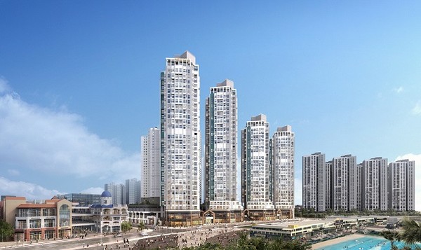 시화MTV 푸르지오 디오션  투시도