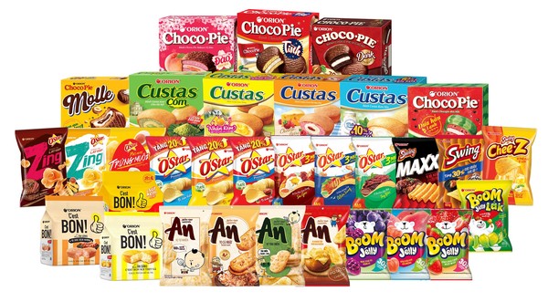 오리온 베트남 법인 제품 이미지. 사진=오리온.