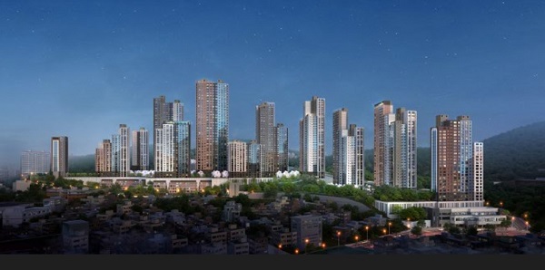 두산위브더제니스 오션시티  투시도