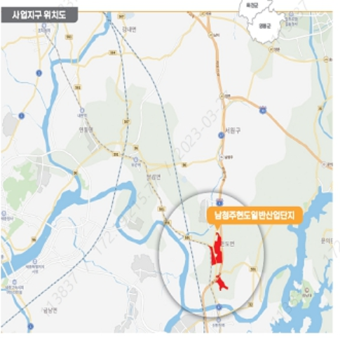 남청주현도 일반산업단지.출처=LH충북지사