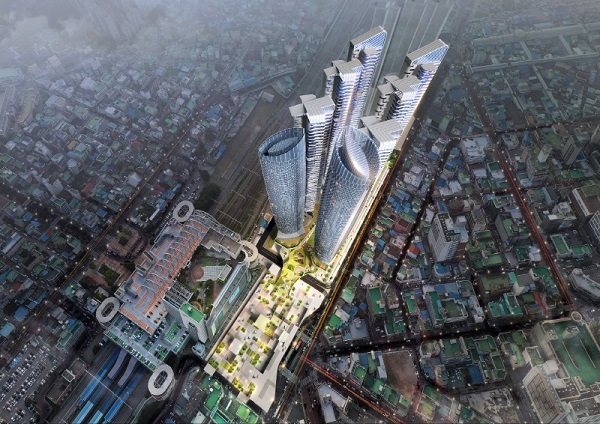 평택1구역 재개발 사업  조감도