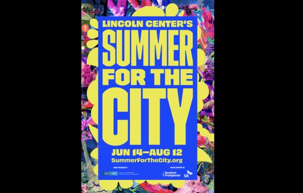 6월 14일부터 8월 12일까지 미국 뉴욕 시 링컨 센터가 주최하는 ‘썸머 포 더 시티(Lincoln Center's Summer for the City)’홍보 포스터. 출처= SK