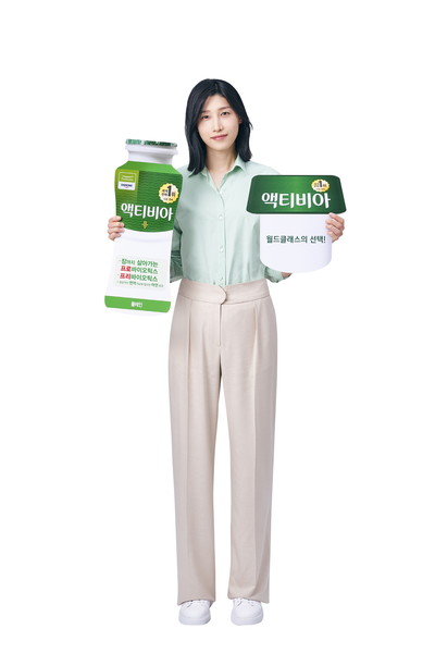 액티비아 브랜드 앰버서더 배구선수 김연경. 출처=풀무원다논